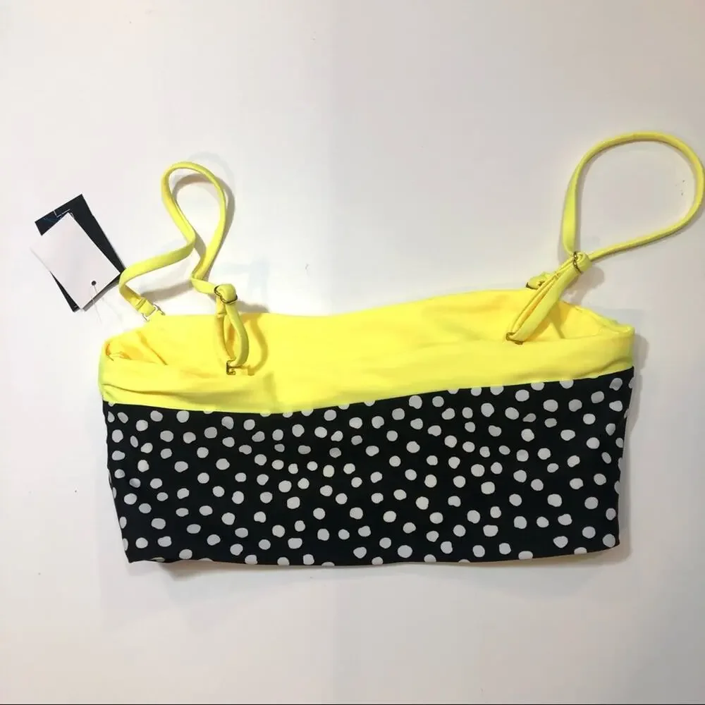 California Waves Reversible Bandeau Swim Top
